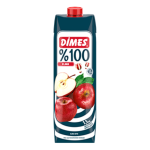 DİMES %100 Elma Suyu 1LT 12'li Koli