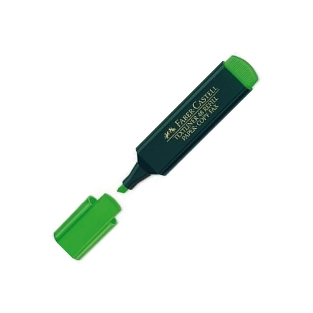 yesil Faber Castell Fosforlu Kalem Yeşil - Görsel 1